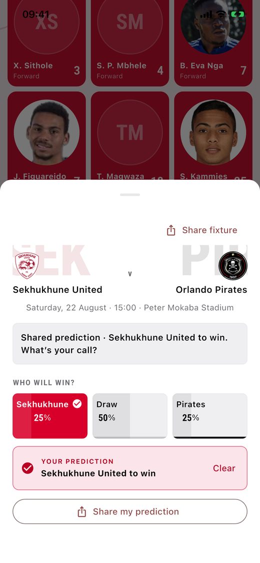 Predictions and the market in PSL Matchday